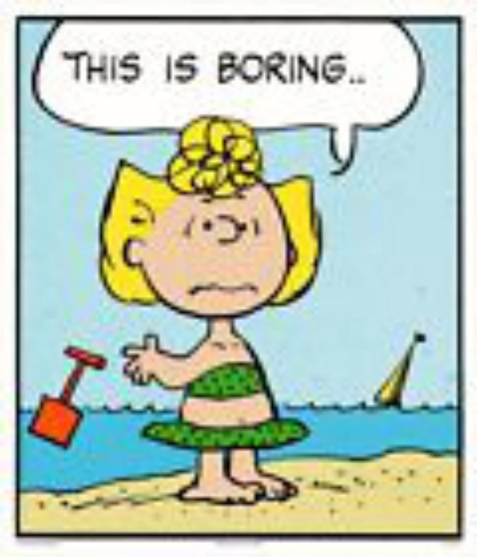 Charles Schulz "This Is Boring" 40/100, Screen print 2020 (1 of 1)