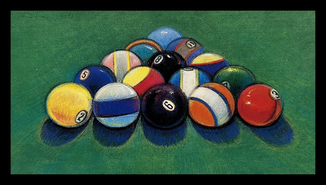 Wayne Thiebaud, Game Balls, 1991 (1 of 1)