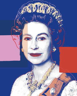 Andy Warhol, Sunday B. Morning Queen Elizabeth 337, Limited Edition Serigraph: Andy Warhol Sunday B. Morning QUEEN ELIZABETH 337 - 2022 Limited Edition of 3500 Serigraph, Printed on museum board Size: 30 1/4" x 38" (96.5 x 76.75 cm) Stamped on the back with blue ink; "Published