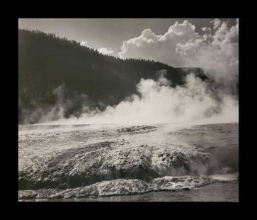 Ansel Adams, Firehole River, Yellowstone National Park, Wyoming, 1942: Photographer: Ansel Adams (American, 1902 - 1984) - Internationally renowned American photographer. One of the most influential artists in photographic history. Title: "Firehole River, Yellowstone Nat