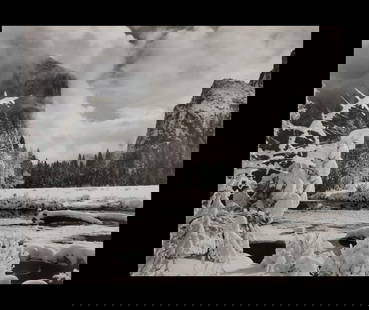 Ansel Adams, Gates of the Valley, Winter, Yosemite National Park, California, C. 1938: Photographer: Ansel Adams (American, 1902 - 1984) - Internationally renowned American photographer. One of the most influential artists in photographic history. Title: "Gates of the Valley, Winter, Yo