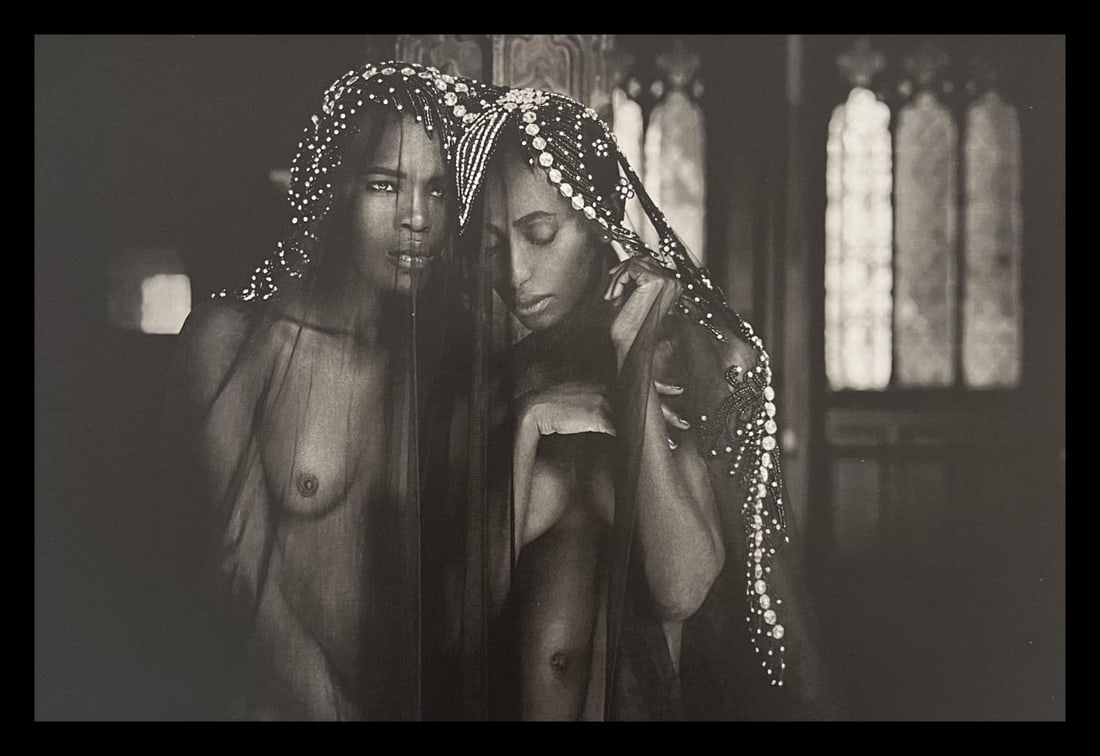 Marc Lagrange, Trompe L'oeil, 2000's: Photographer: Marc Lagrange was a Belgian photographer known for his nude portraits of female figures. Lagrange created dream-like and fantastical narrative pictures populated by beautiful nudes that