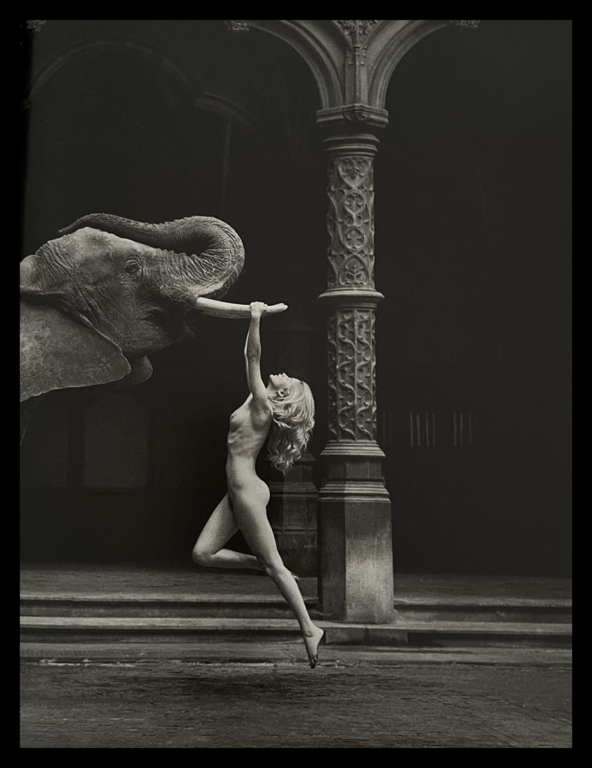 Marc Lagrange, Tusk, 2000's: Photographer: Marc Lagrange was a Belgian photographer known for his nude portraits of female figures. Lagrange created dream-like and fantastical narrative pictures populated by beautiful nudes that
