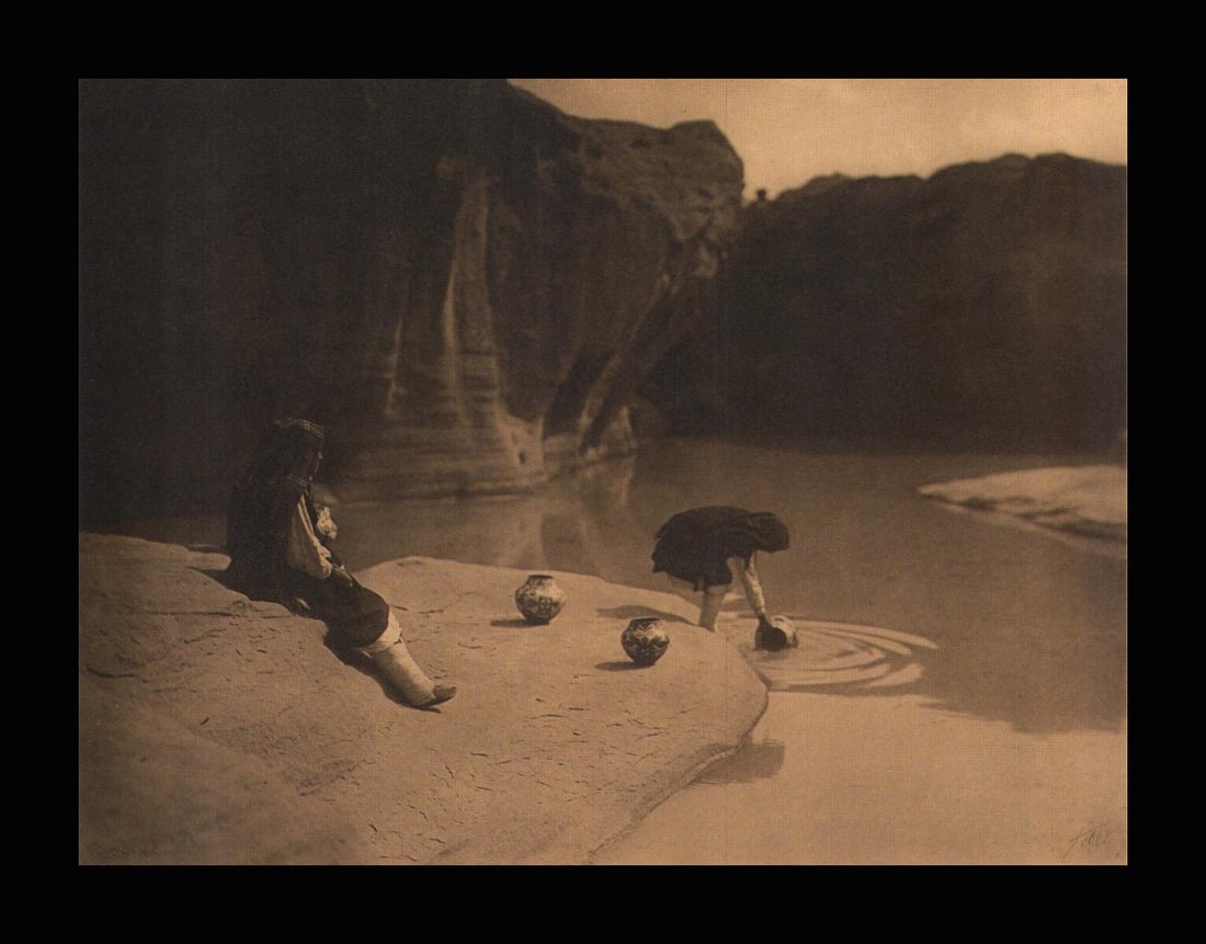 Edward S. Curtis, PLATE 94 At the Old Well Acoma, 1904 (1 of 1)
