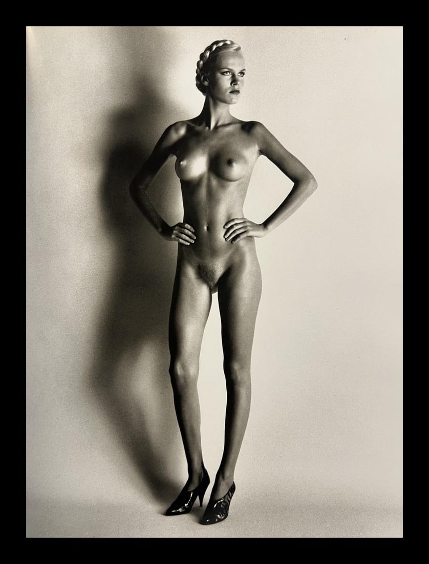 Helmut Newton, The Big Nudes I, 1981: Photographer: Helmut Newton (Germany, 1920 - 2004) - best known for his erotically charged highly stylized images, Helmut Newton was one of the most influential fashion photographers of all time. Titl