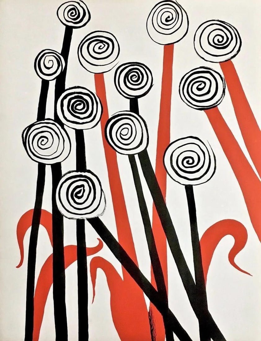 Alexander Calder 'Untitled' Lithograph Proof 1972 (1 of 1)