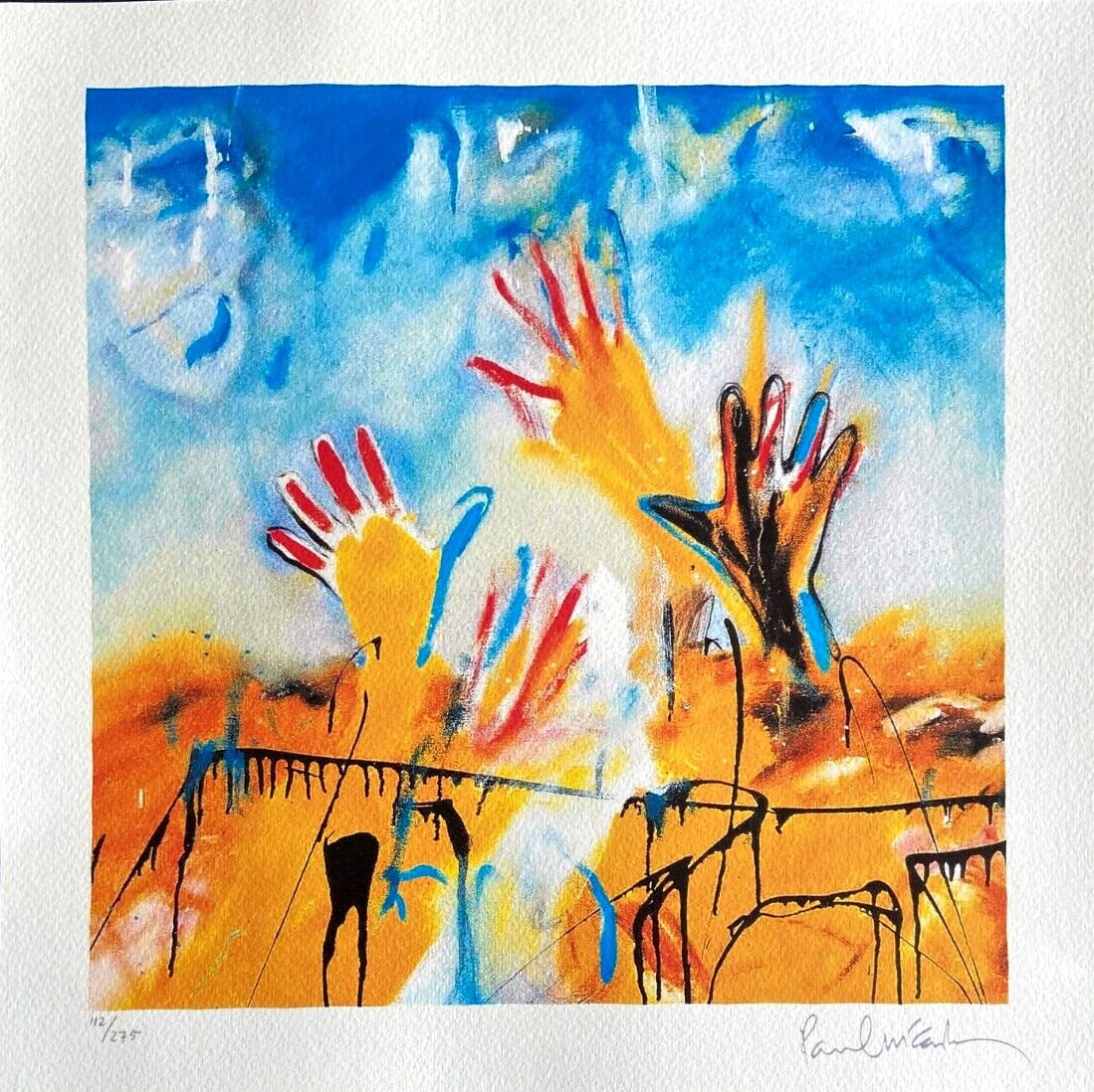 Paul Mccartney 'Un-Titled' 1997, Limited edition lithograph (1 of 2)