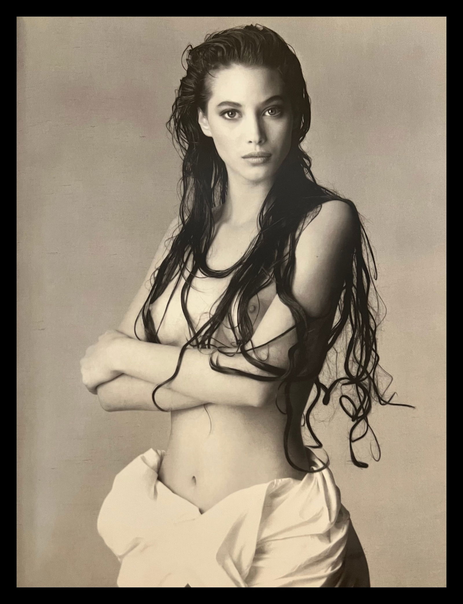 Patrick Demarchelier, Christy, New York, 1986: Photographer: PATRICK DEMARCHELIER: internationally renowned fashion and portrait photographer known for his ability to represent the true personalities of his subjects. He discovered his passion at 1