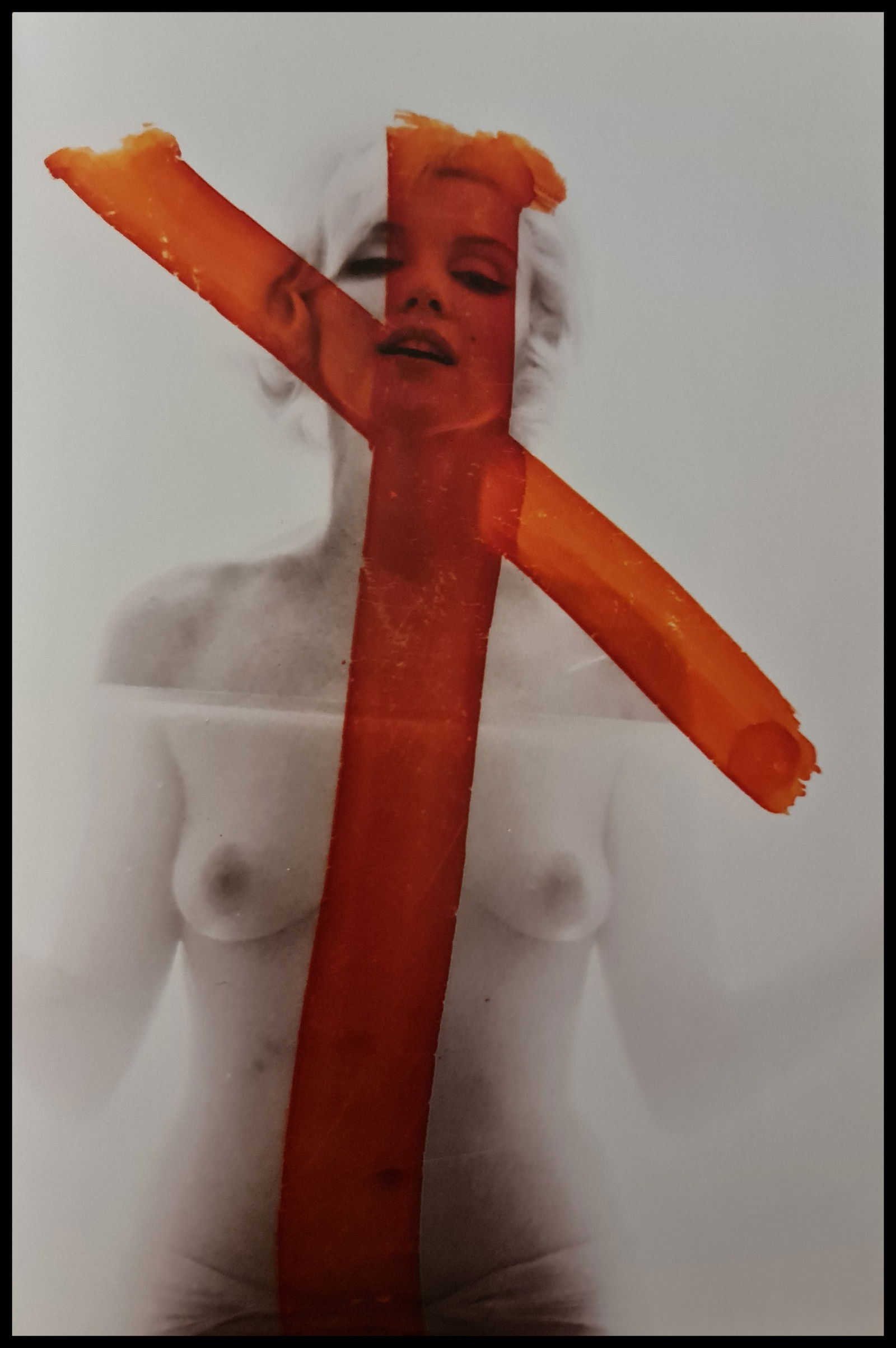Bert Stern, Marilyn Monroe photo crossed out by Marilyn (1 of 1)
