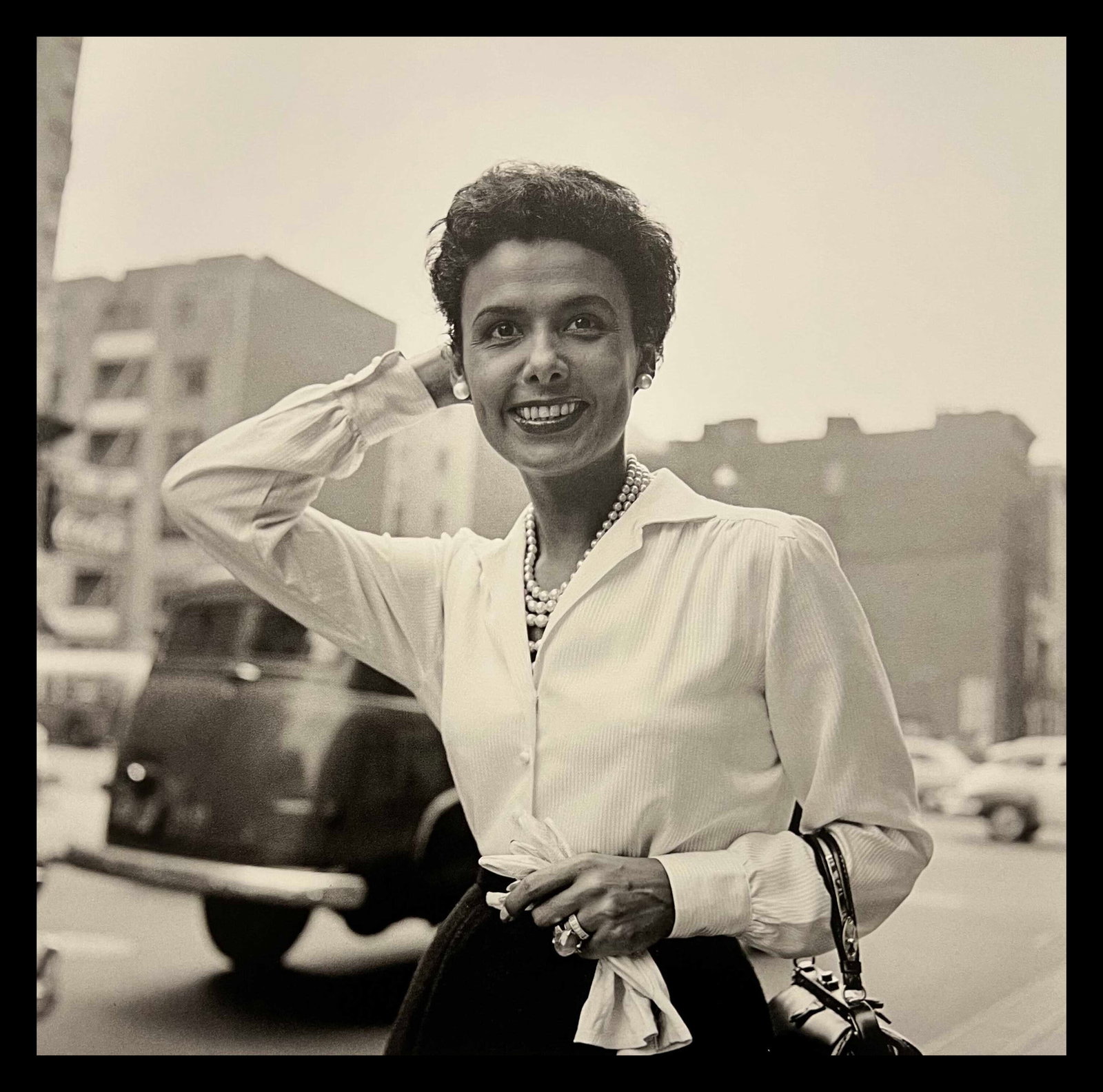Vivian Maier, Lena Horne, New York, September 30, 1954: Photographer: Vivian Dorothy Maier, (1926-2009) was an American street photographer whose work was discovered and recognized after her death. She worked for about 40 years as a nanny, mostly in Chicag