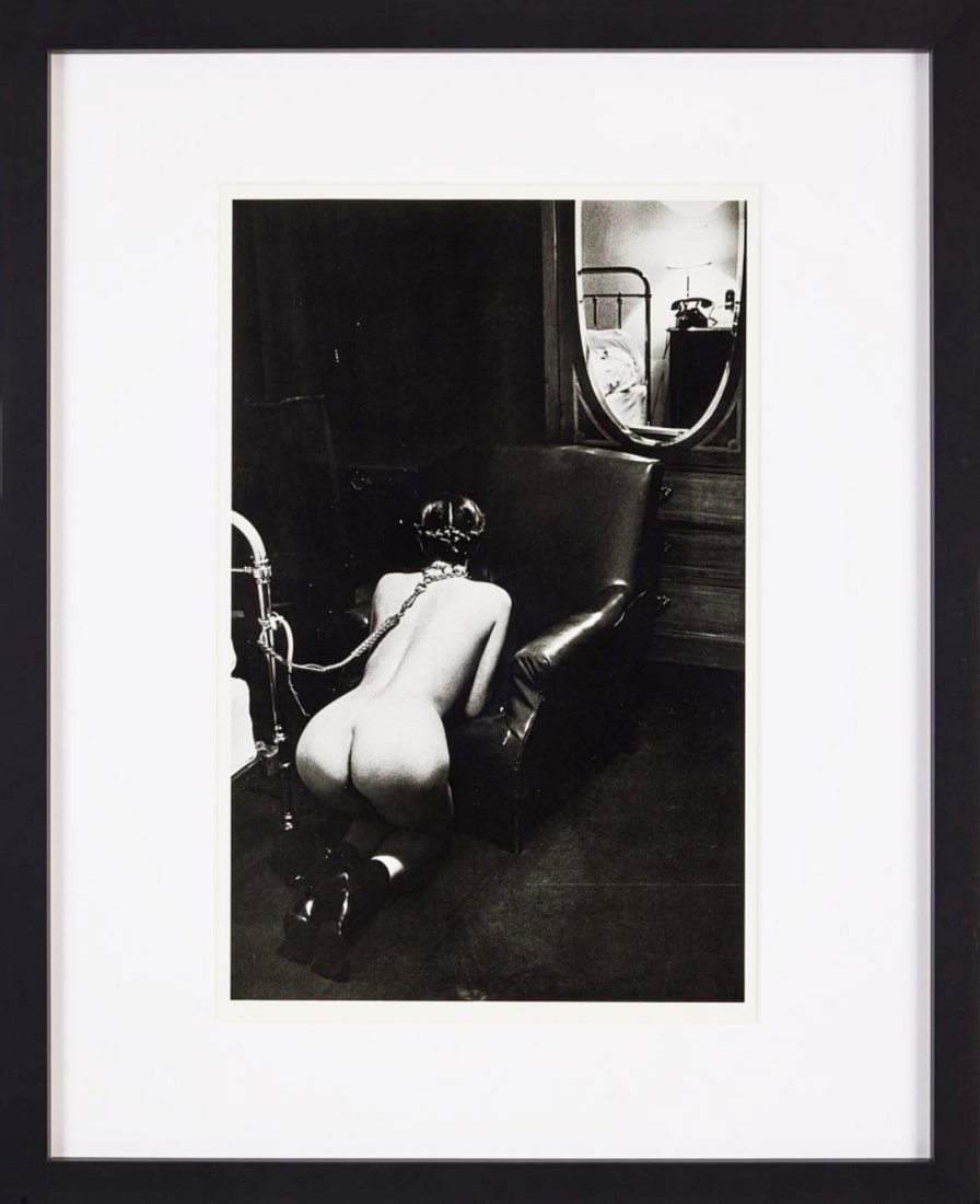 Helmut Newton In My Hotel Room, Place de la Republique, Paris (1976) Hand Signed (1 of 4)