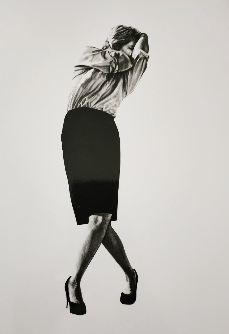 Robert Longo, Untitled from 'Man in the cities - 1981': Robert Longo Untitled from 'Man in the cities' 1981 from Vintage portfolio catalogue printed in Japan 1986 Offset Lithograph paper size: 12 x 8 inches Matted: 20 x 16 inches Condition Grade: Extra Fin