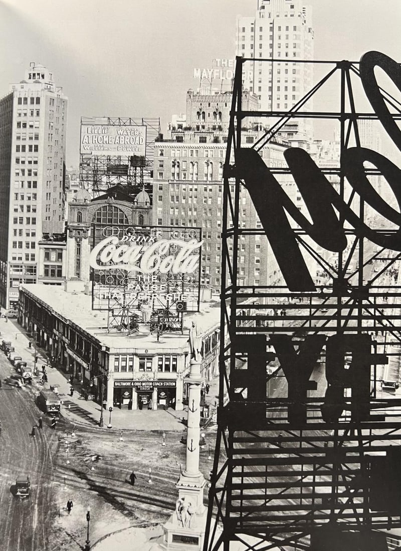 Berenice Abbott, Columbus Circle, 1930s (1 of 1)