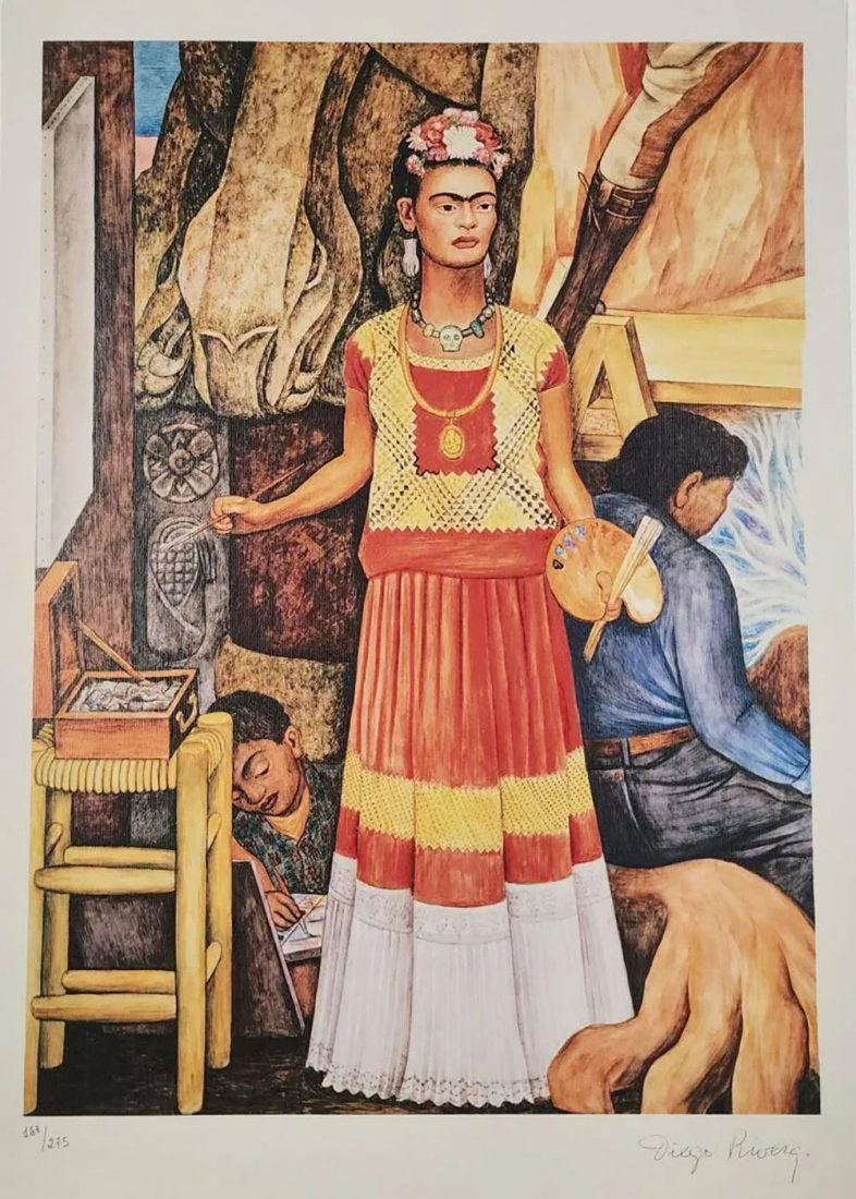 Diego Rivera 'Pan-American Unity' 1986, Limited edition lithograph (1 of 2)