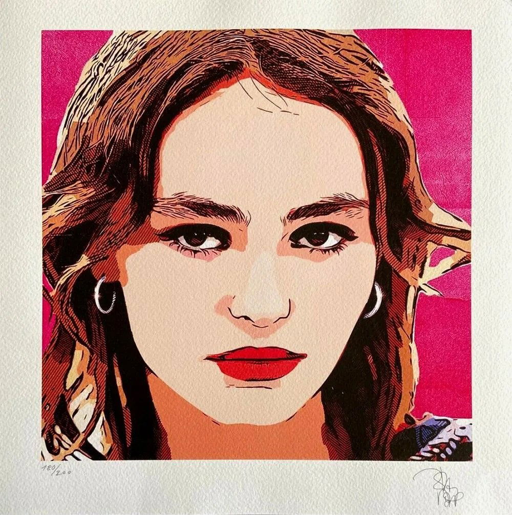 Johnny Depp 'Lily Rose' Limited edition lithograph (1 of 2)