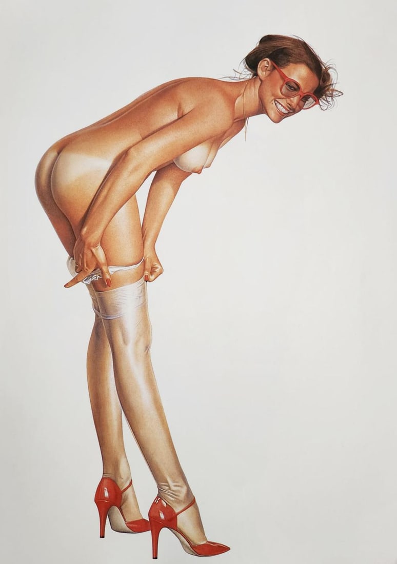 Hajime Sorayama "Untitled" Offset lithograph 1985 (1 of 1)