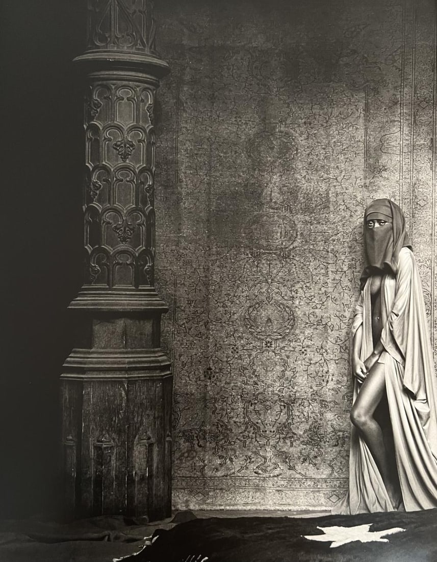 Marc Lagrange, The Magic Carpet, 2000's: Photographer: Marc Lagrange was a Belgian photographer known for his nude portraits of female figures. Lagrange created dream-like and fantastical narrative pictures populated by beautiful nudes that