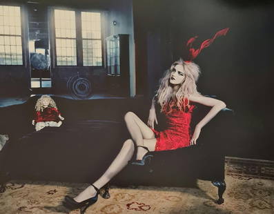 Jacques Olivar, Lovley Gothic Vlada #2, New York City, 2010: Photographer: Jacques Olivar, born in Casablanca in 1941, was an advertising photographer and movie director before embracing fashion photography. Visual seduction and cinematic sensibility are keys t