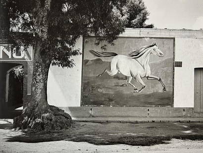 Manuel Alvarez, Landscape And Gallop, 1932: Photographer: Manuel Alvarez Bravo - (1902-2002) was a Mexican artistic photographer and one of the most important figures in 20th century Latin American photography. He was born and raised in Mexico