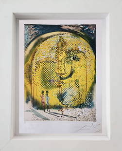 SALVADOR DALI "SOL Y DALI - 1967" SIGNED & NUMBERED RARE LITHOGRAPH: ARTIST: Salvador Dali TITLE: Sol Y Dali MEDIUM: Lithograph SIGNED: Hand Signed & numbered in pencil by the artist EDITION NUMBER: 137/200 MEASUREMENTS: 16.5" x 21.9" YEAR: 1967 FRAMED: Yes CONDITION:
