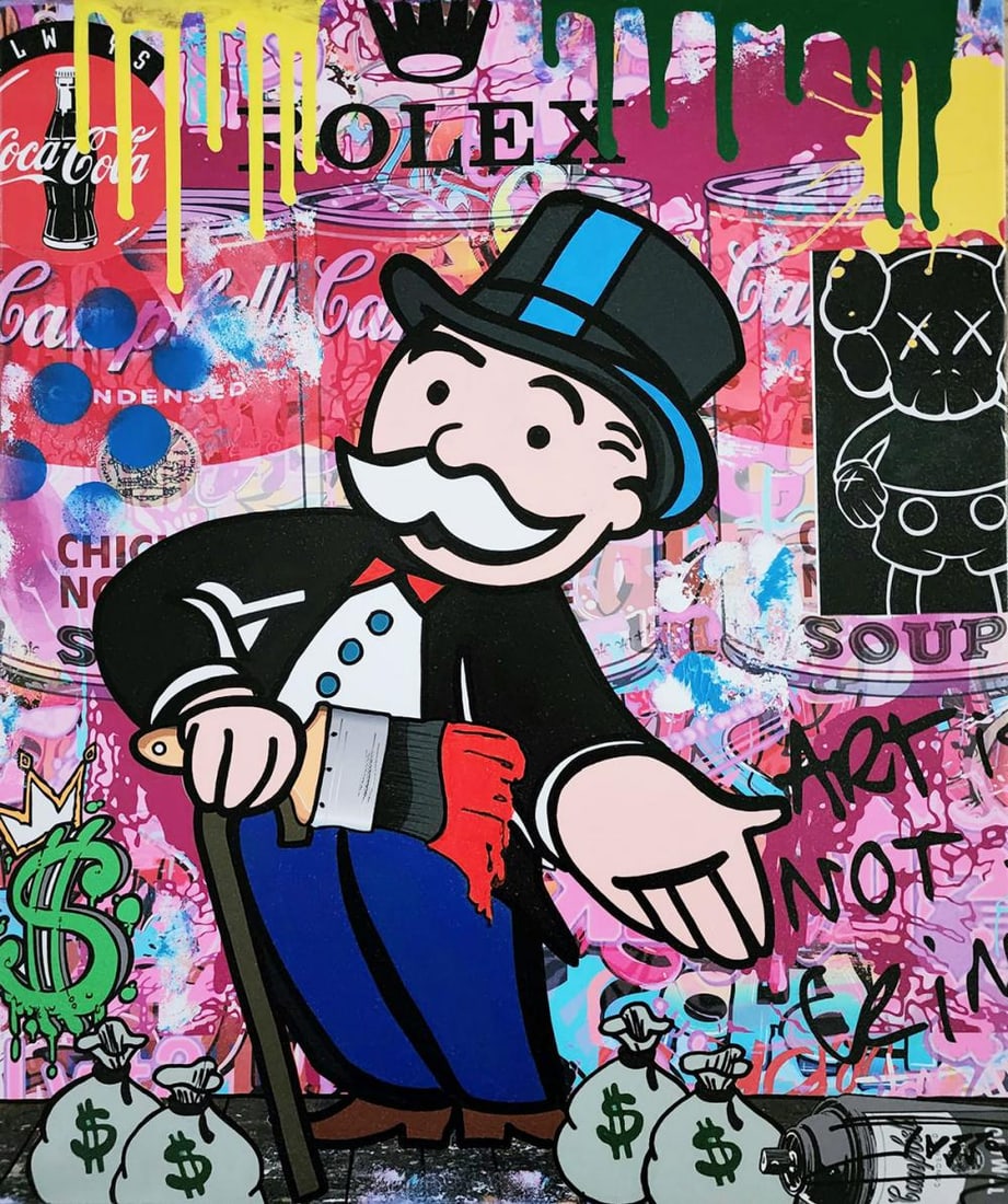 JOZZA 'ART IS NO CRIME - 2023' ORIGINAL ACRYLIC ON CANVAS, 24X20 (1 of 3)