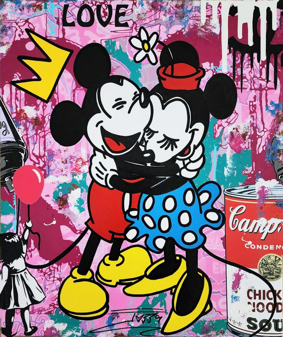 JOZZA ' TOGETHER FOREVER - 2023' ORIGINAL ACRYLIC ON CANVAS, 24X20 (1 of 3)