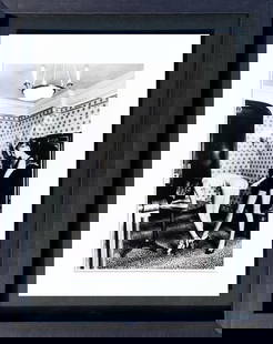 Helmut Newton, Interior, Nice 1977 - Hand signed from special collection 1979: Helmut Newton, Interior, Nice 1977 Original Hand Signed (pencil) by Helmut Newton lower right cornerPhoto from the special collection series, almost 50 years old!This lot is part of Helmut Newton's ''