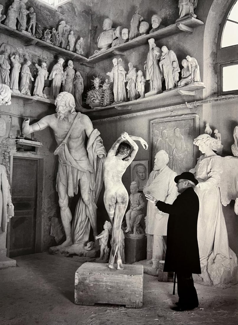 Marc Lagrange, Study - By Carlo Nicoli, 2015: Photographer: Marc Lagrange was a Belgian photographer known for his nude portraits of female figures. Lagrange created dream-like and fantastical narrative pictures populated by beautiful nudes that