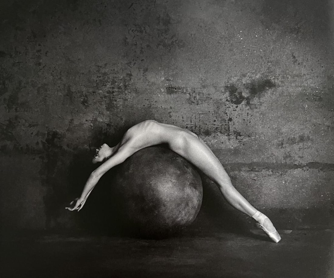Marc Lagrange, Ball Bearing, 2013: Photographer: Marc Lagrange was a Belgian photographer known for his nude portraits of female figures. Lagrange created dream-like and fantastical narrative pictures populated by beautiful nudes that