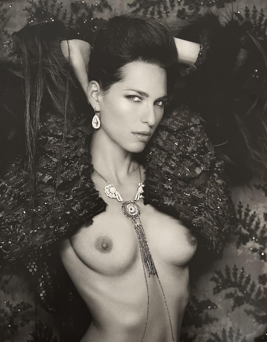 Marc Lagrange, Mistinguette, 2012: Photographer: Marc Lagrange was a Belgian photographer known for his nude portraits of female figures. Lagrange created dream-like and fantastical narrative pictures populated by beautiful nudes that