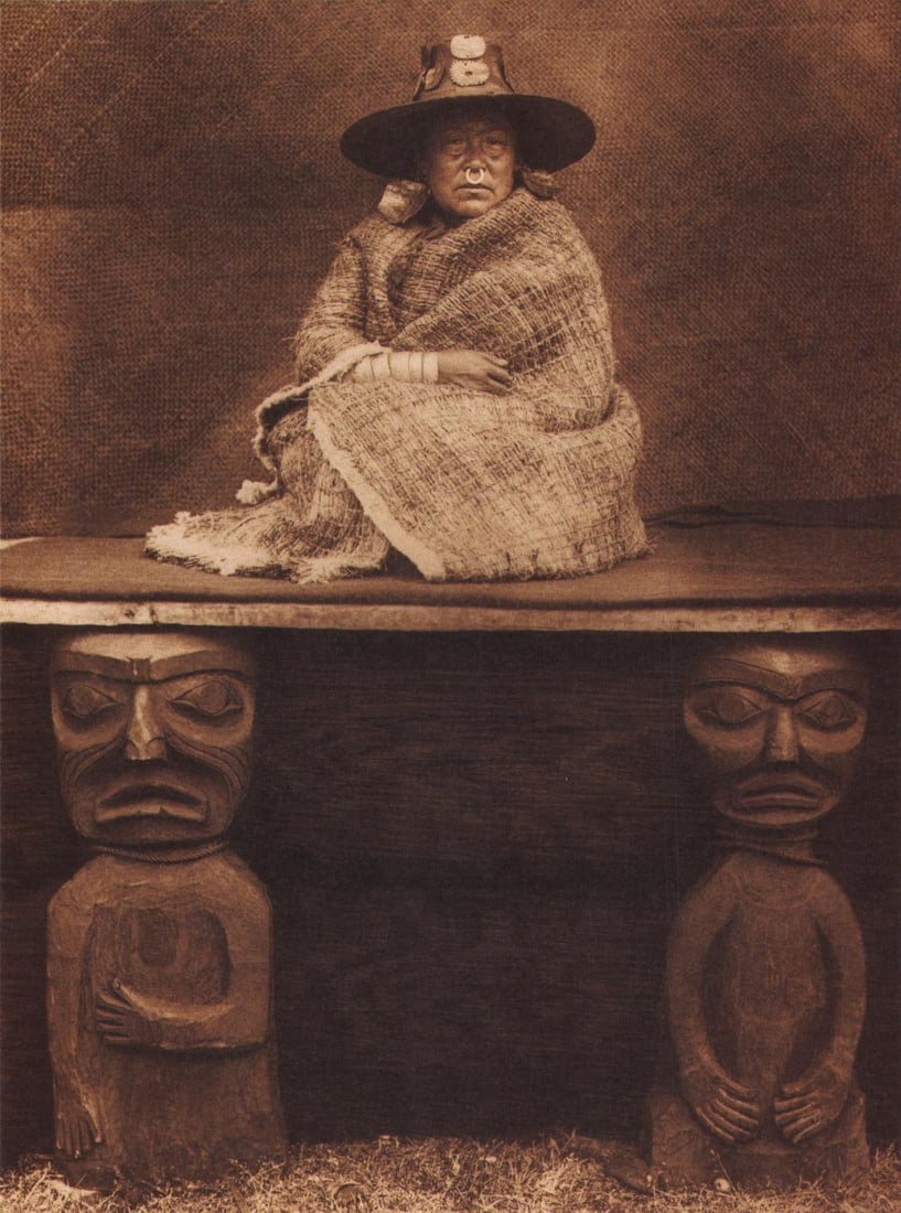 Edward S. Curtis, PLATE 46 A Nakoaktok Chief’s Daughter, CA, 1914 (1 of 1)