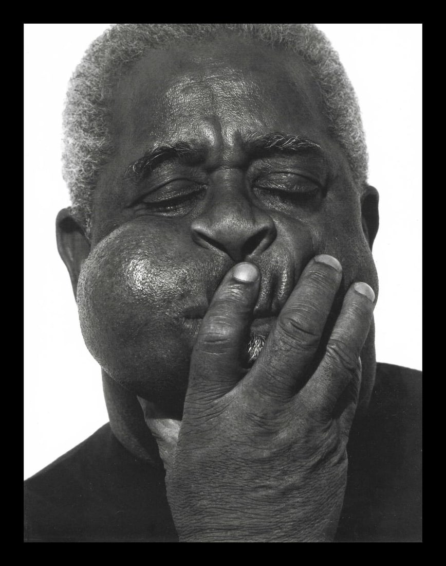 Herb Ritts, Dizzy Gillepsie Paris, 1989: Photographer: Herbert "Herb" Ritts (American, 1952 - 2002) - renowned fashion, art and celebrity photographer. Subject: "Dizzy Gillepsie Paris" Date Of Negative: 1989 Type Of Print: Fine Duotone Photo