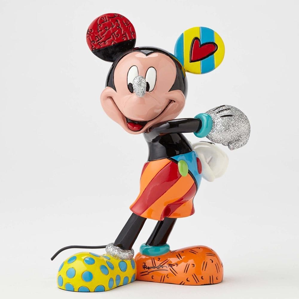 Disney By Romero Britto 'Mickey Mouse Oh Boy!' Stone Resin Sculpture (1 of 1)