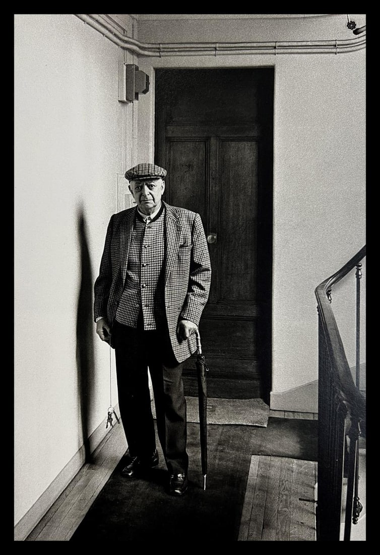 Helmut Newton, Brassai at his front door, Paris, 1975: Photographer: Helmut Newton (Germany, 1920 - 2004) - best known for his erotically charged highly stylized images, Helmut Newton was one of the most influential fashion photographers of all time. Titl