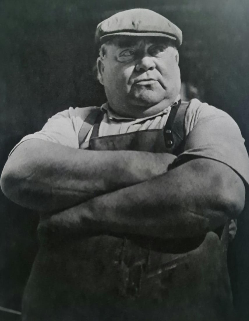 Brassai, Market Porter, Les Halles, 1939: Photographer: Brassa? (pseudonym of Gyula Halász, 1899 – 1984) - historically important Hungarian photographer, sculptor and filmmaker who rose to fame in France. Title: Market Porter, Les Halles T