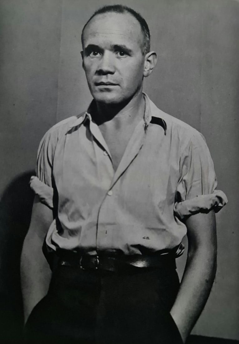 Brassai, Jean Genet, 1955: Photographer: Brassa? (pseudonym of Gyula Halász, 1899 – 1984) - historically important Hungarian photographer, sculptor and filmmaker who rose to fame in France. Title: Jean Genet Type Of Print: A