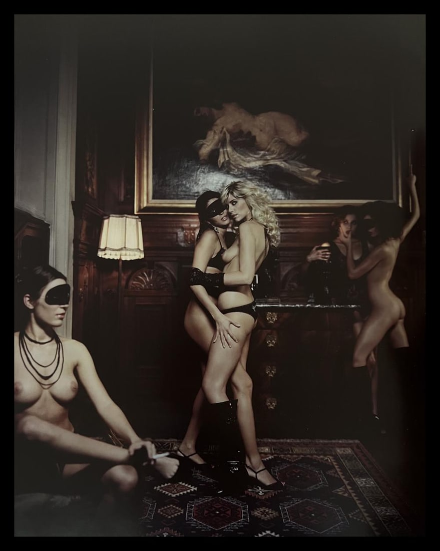MARC LAGRANGE - Eyes Wide Shut, 2007: Photographer: Marc Lagrange was a Belgian photographer known for his nude portraits of female figures. Lagrange created dream-like and fantastical narrative pictures populated by beautiful nudes that