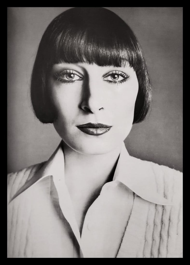 Richard Avedon, Anjelica Huston, Hair by Serge Lutens, New York studio, 1972 (1 of 1)