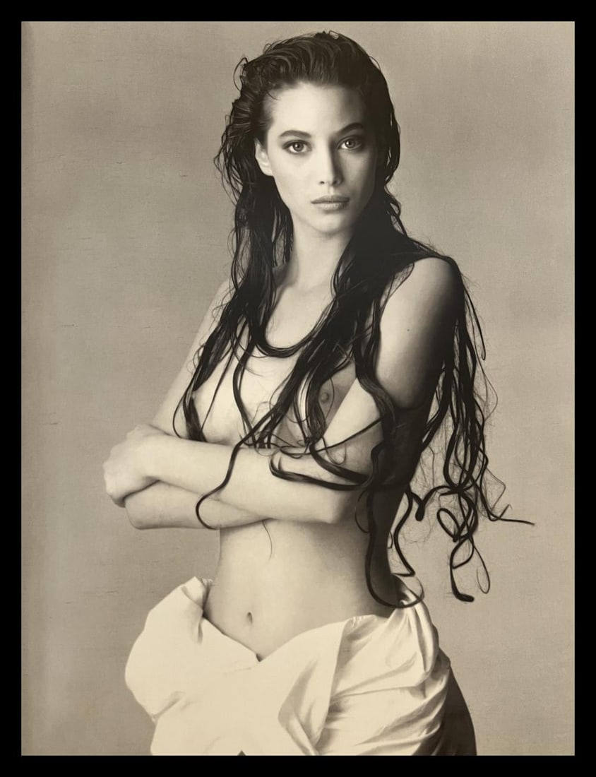 Patrick Demarchelier, Christy, New York, 1986: Photographer: PATRICK DEMARCHELIER: internationally renowned fashion and portrait photographer known for his ability to represent the true personalities of his subjects. He discovered his passion at 1