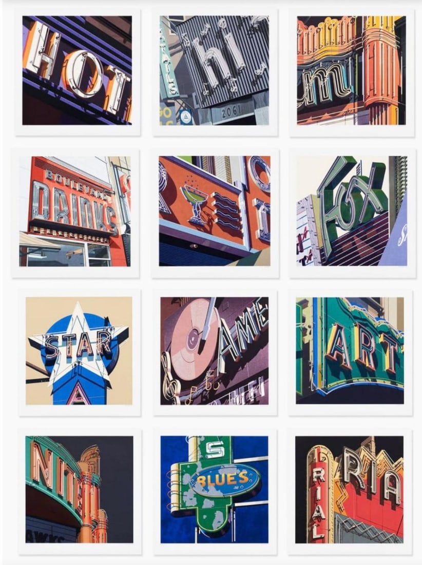 ROBERT COTTINGHAM "AMERICAN SIGNS" 2009, SIGNED & NUMBERED  PORTFOLIO OF 12 (1 of 1)