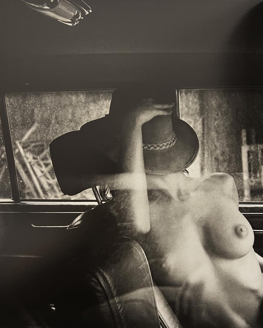 Marc Lagrange, You Can Leave Your Hat On, 2012: Photographer: Marc Lagrange was a Belgian photographer known for his nude portraits of female figures. Lagrange created dream-like and fantastical narrative pictures populated by beautiful nudes that