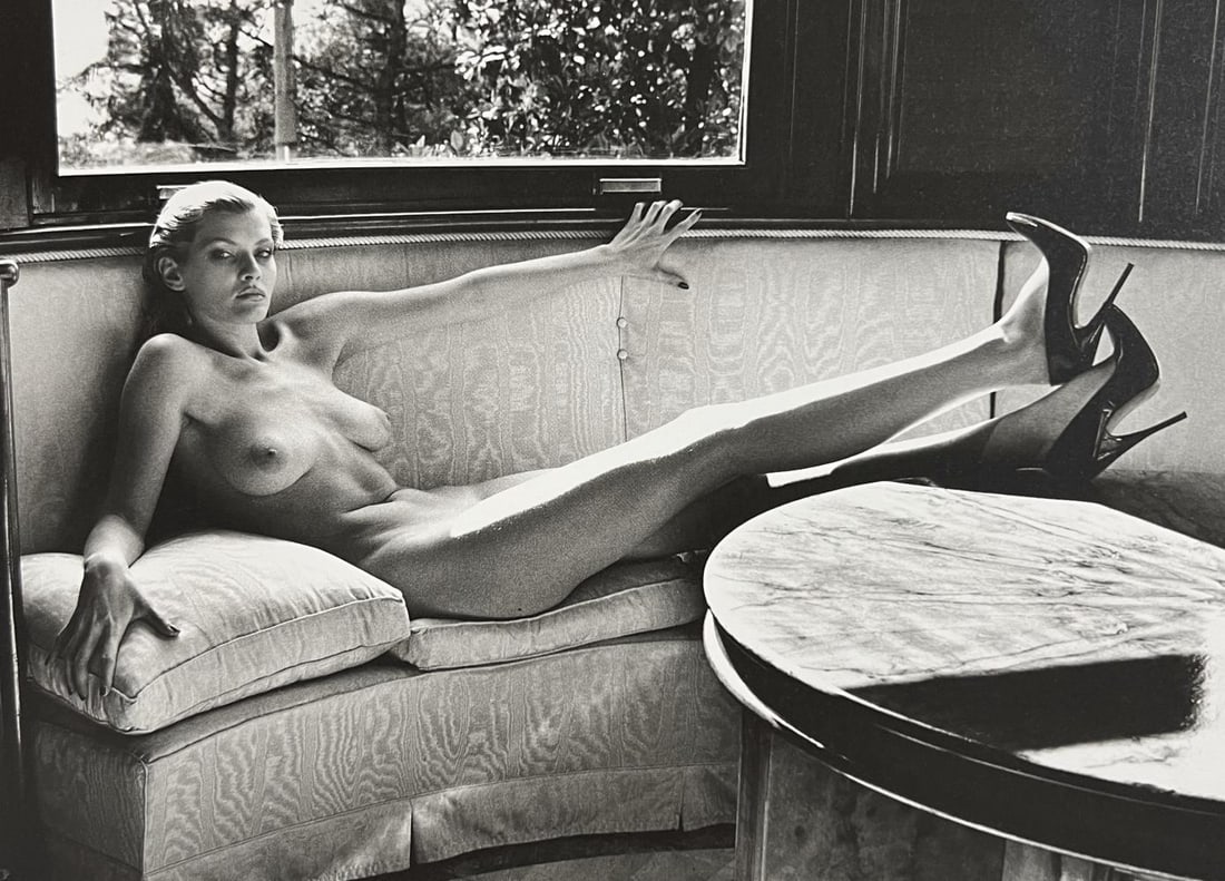Helmut Newton, Big Nude, Brescia, 1981: Photographer: Helmut Newton (Germany, 1920 - 2004) - best known for his erotically charged highly stylized images, Helmut Newton was one of the most influential fashion photographers of all time. Titl