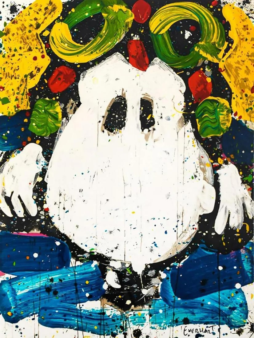 Tom Everhart, "Ace Face" Lithograph - Signed & Numbered (1 of 1)
