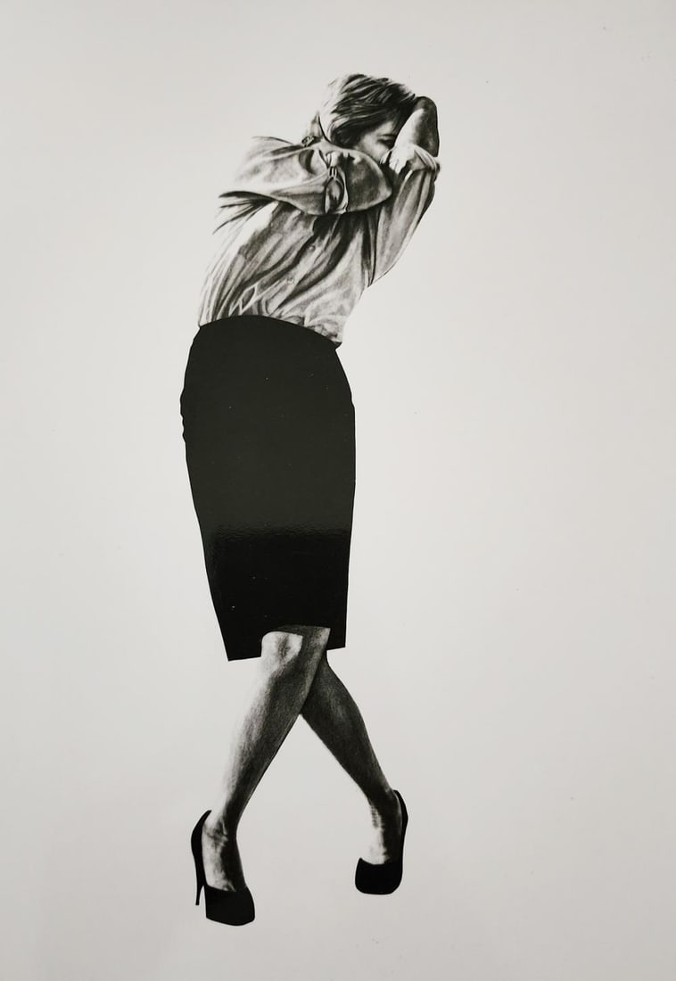 Robert Longo, Untitled from 'Man in the cities - 1981' - 3: Robert Longo Untitled from 'Man in the cities' 1981 from Vintage portfolio catalogue printed in Japan 1986 Offset Lithograph paper size: 12 x 8 inches Matted: 20 x 16 inches Condition Grade: Extra Fin