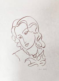 HENRI MATISSE 'FLORILEGE DE RONSARD -1960' LITHOGRAPH ON JAPON PAPER (1) (1 of 2)