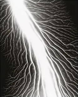 HIROSHI SUGIMOTO, LIGHTNING FIELDS-234, 2009, LIMITED EDITION: Description Photographer: Hiroshi Sugimoto is a contemporary Japanese photographer whose esoteric practice explores memory and time. Using the intrinsic quality of long exposure photography, the artis