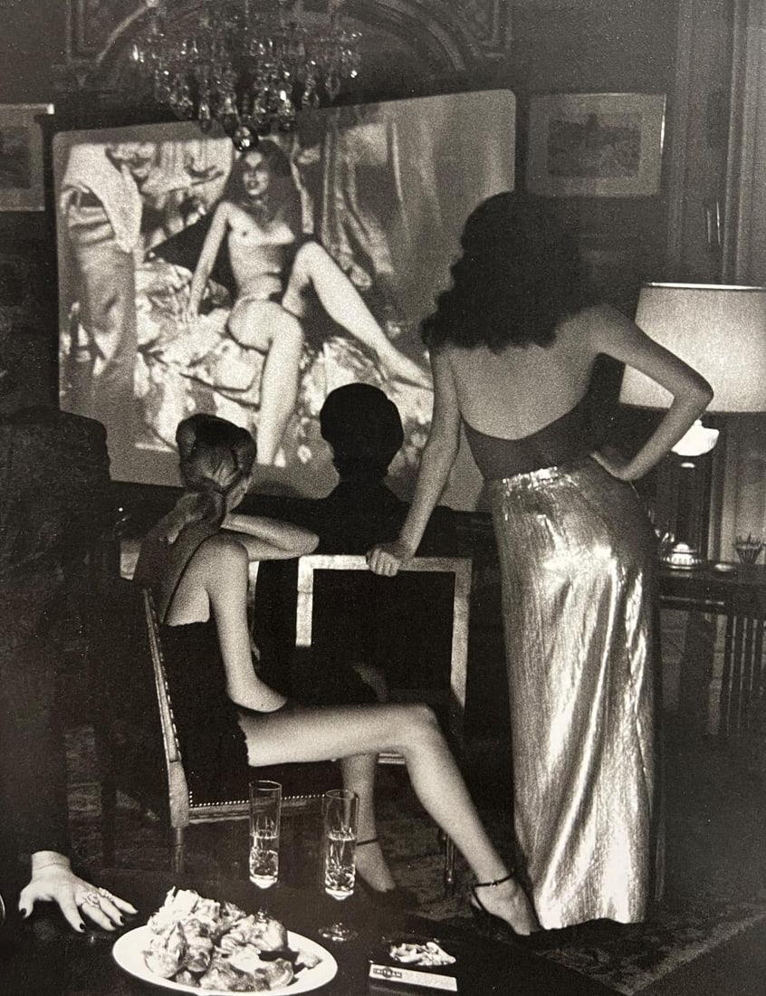 HELMUT NEWTON, UNGARO CHANEL, FRENCH VOGUE, PARIS, 1980: Photographer: Helmut Newton (Germany, 1920 - 2004) - best known for his erotically charged highly stylized images, Helmut Newton was one of the most influential fashion photographers of all time. Titl