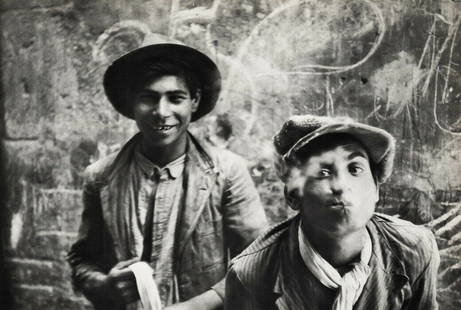 Henri Cartier Bresson, Gypsy Boys Smoking Andalusia Spain, 1933: Item Details Description Photographer: Henri Cartier-Bresson (French 1908 - 2004) - Internationally renowned photographic artist - widely considered the "father" of modern photojournalism. Subject/Tit