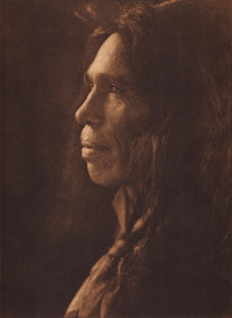 Edward S. Curtis, PLATE 72 Mixed Blood Coast Pomo, CA, 1924: Photographer: Edward S. Curtis (American, 1868 - 1952) - renowned photographer of the American West and the Native American Indian. Title: FIG. 45 Curtis Studio, (Edward S. Curtis and His Daughter Bet