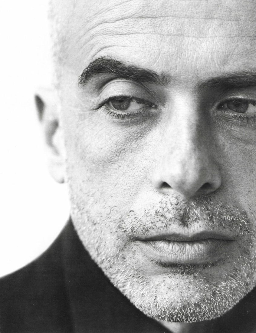 Herb Ritts Francesco Clemente New York, 1994: Photographer: Herbert "Herb" Ritts (American, 1952 - 2002) - renowned fashion, art and celebrity photographer. Title: Francesco Clemente New York Date Of Negative: 1994 Type Of Print: Fine Duotone Pho